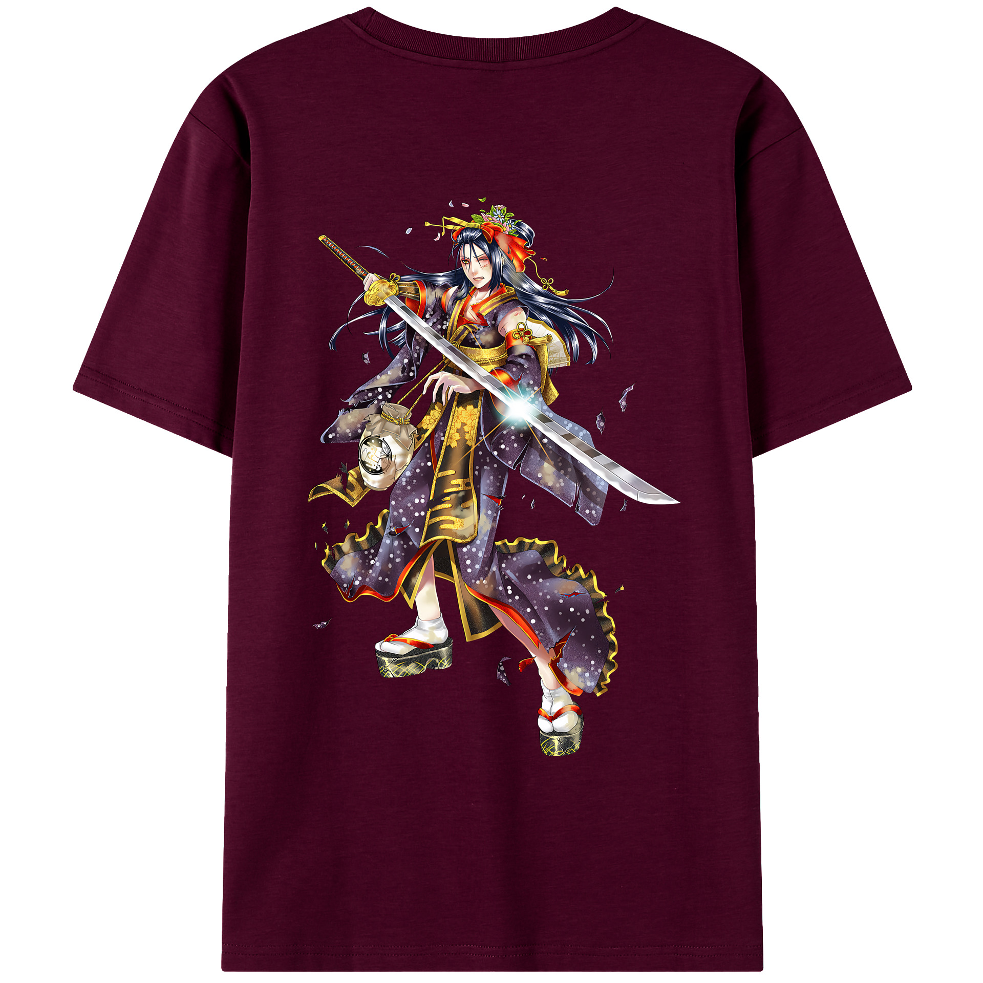 （画像用） 刀剣乱舞 Touken Ranbu レディース半袖Tシャツ(バックプリント)